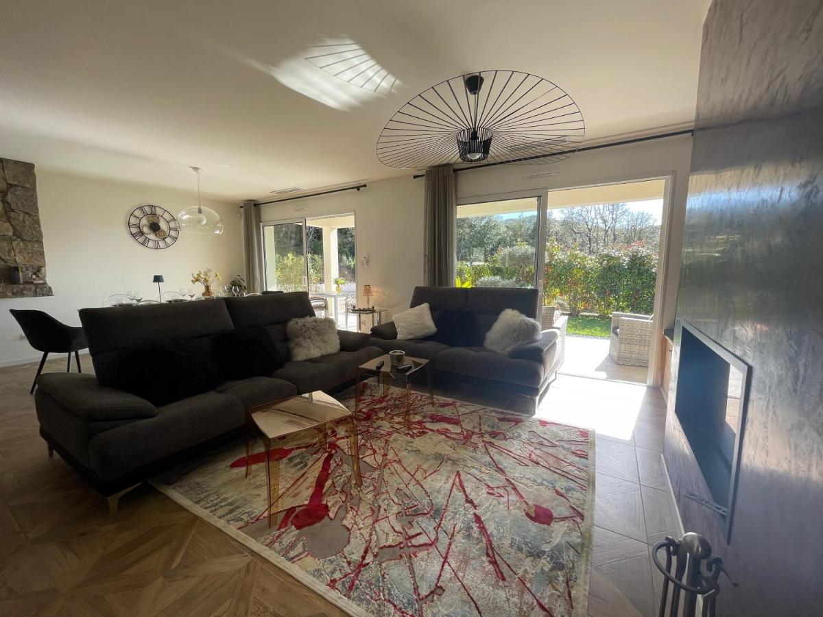 Magnifique Villa Recente Entre Mer Et Montagne Situee Entre Ajaccio Et Porticcio Cauro Eksteriør billede